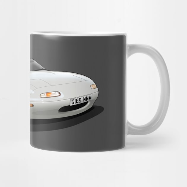 1990 Mazda MX5 in white by candcretro